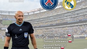 官方：波兰名哨马奇尼亚克将执法巴黎vs皇马的世俱杯焦点战